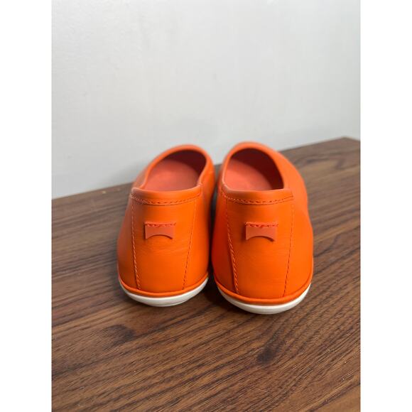 Camper Girl sz EU37 Right Orange Nina Ballerinas Flats Casual Preppy Colorful - Picture 6 of 7